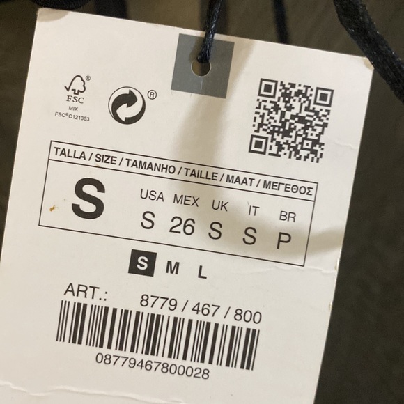 NWT Zara Tulle Organza Sheer Dress Size S - Picture 8 of 11